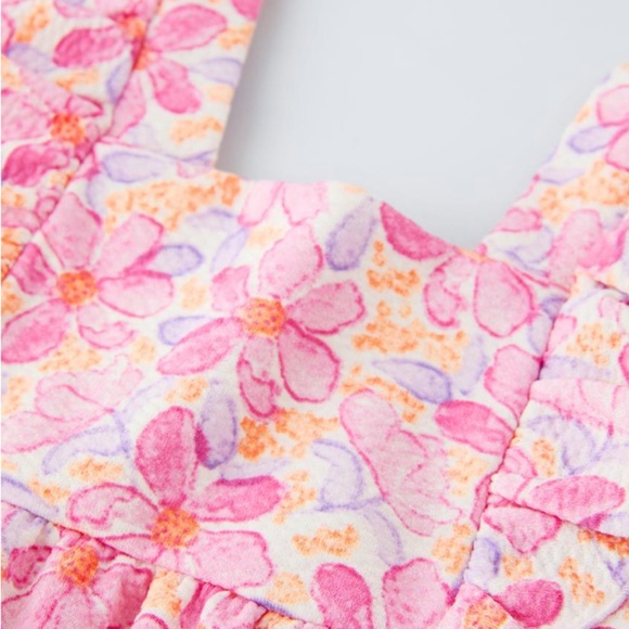 NWT - Zara Kids - JACQUARD PRINT DRESS - 2T - Picture 3 of 6